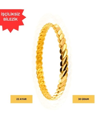 30 Gram Üçlü Burma Bilezik