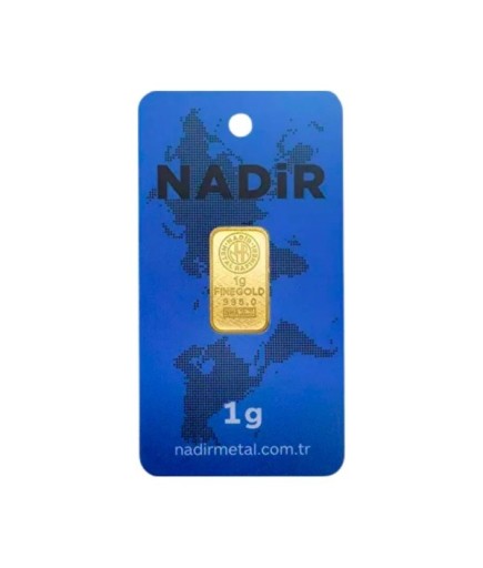 Nadir 1 Gram 24 Ayar Külçe Altın