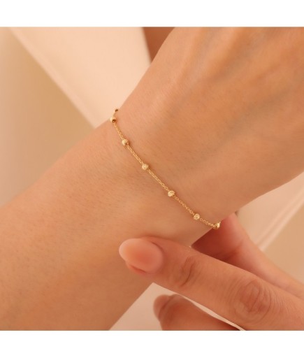 Dorika 14 Ayar Altın Bileklik