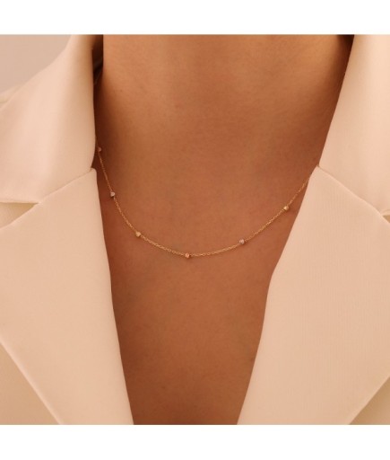 Dorika 14 Ayar Altın Kolye