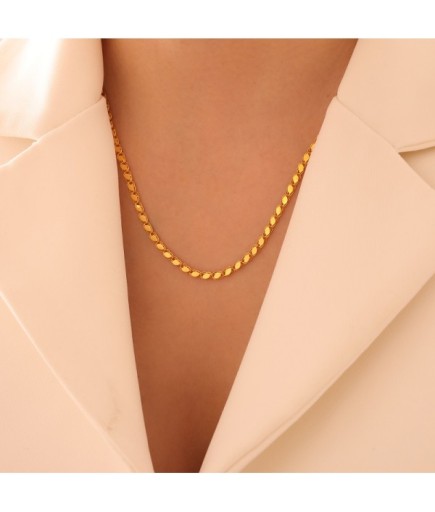 Pullu 14 Ayar Altın Zincir