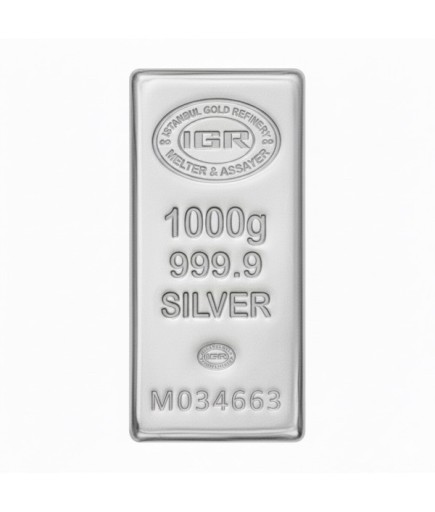 İGR (İAR) 1000gr Gümüş Külçe