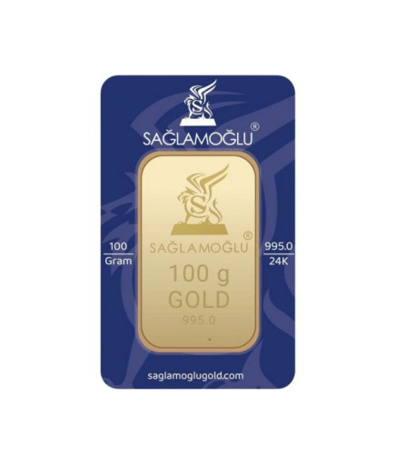 100 GRAM 24 AYAR SAĞLAMOĞLU ALTIN