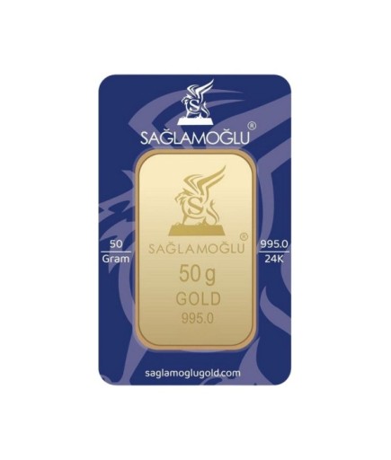 50 GRAM 24 AYAR SAĞLAMOĞLU ALTIN
