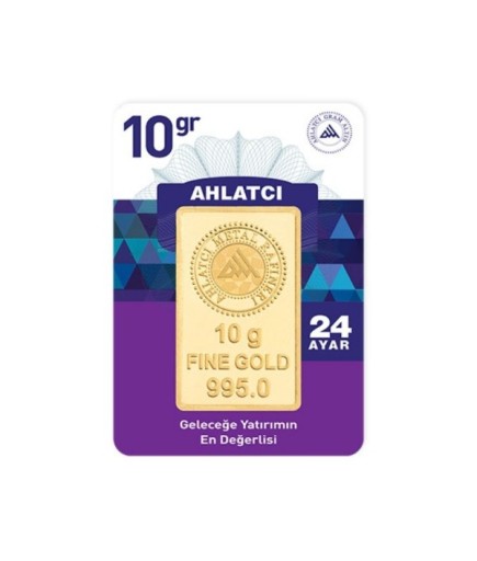 Ahlatçı 10 Gram 24 Ayar Külçe Altın